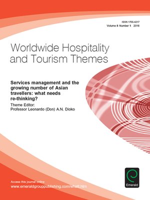 cover image of Worldwide Hospitality and Tourism Themes, Volume 8, Number 1